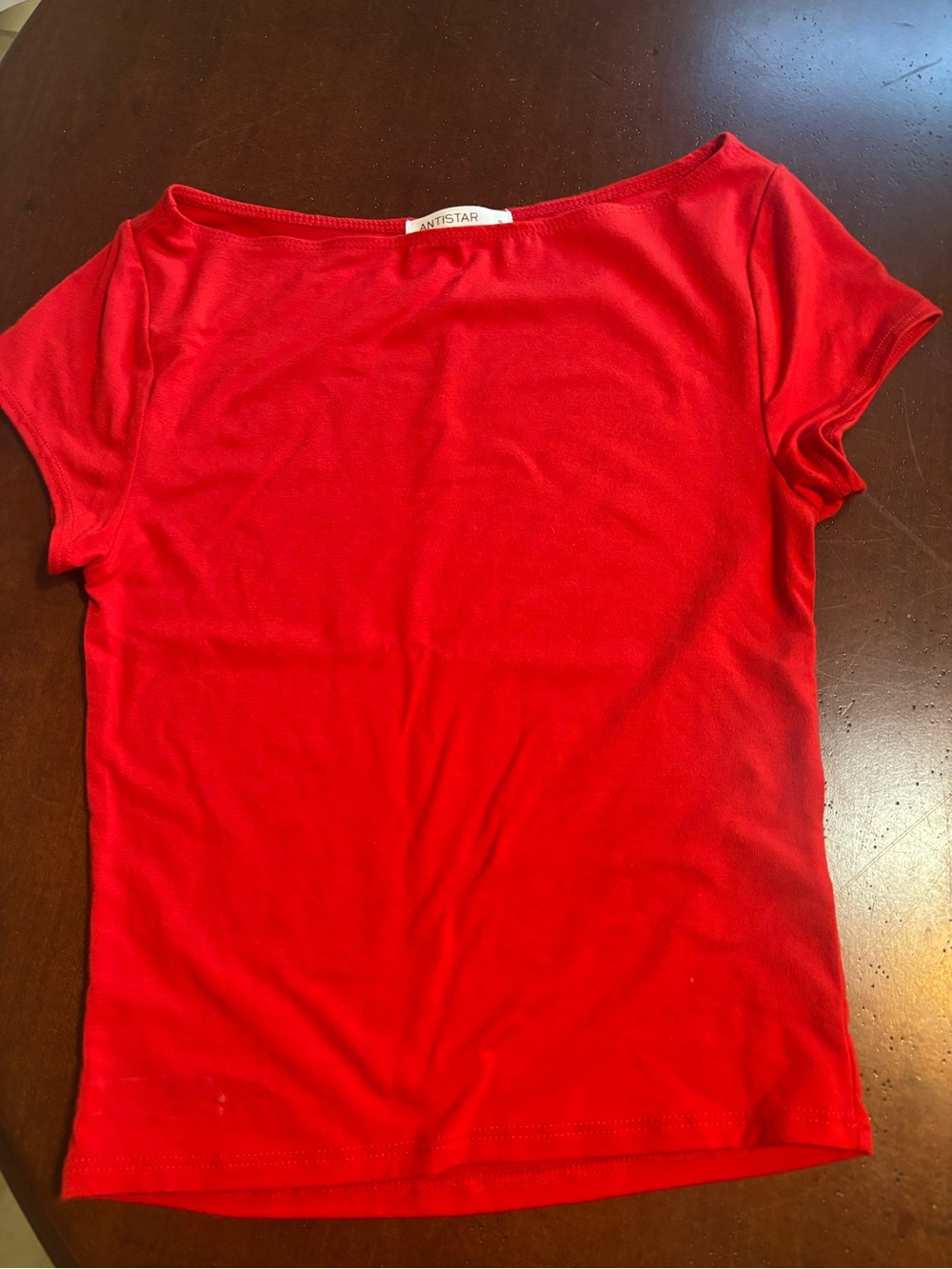 Boutique red crop top